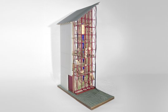 Kensington Tower architectural model by May Sato Bouziri