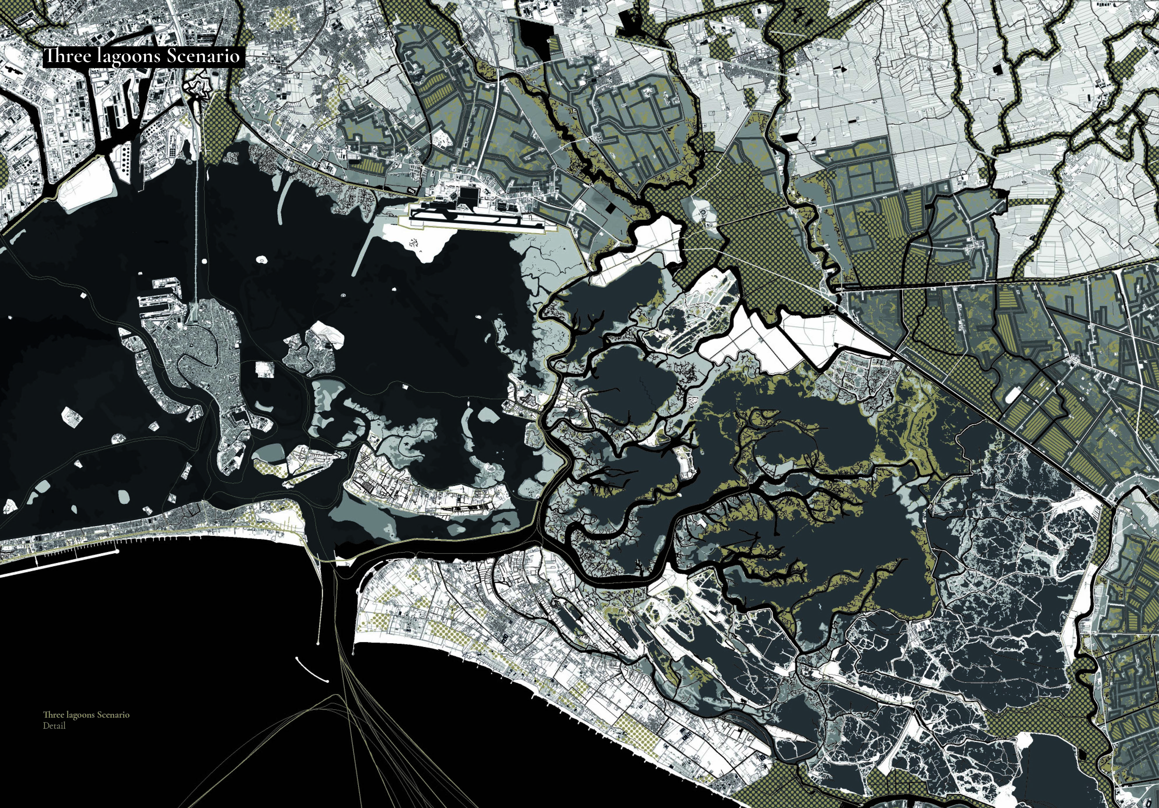 Map of Venice lagoon