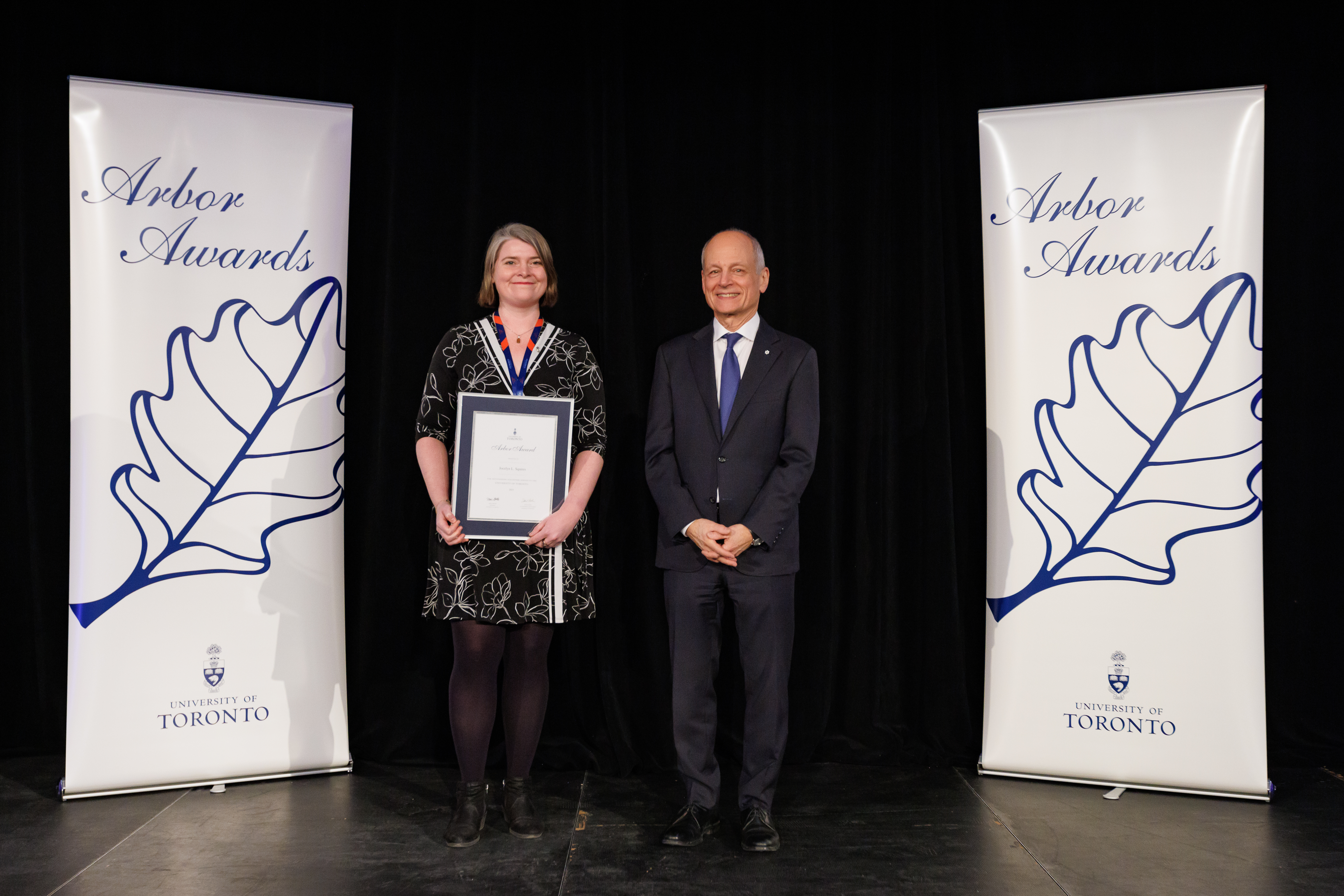 jocelyn squires wins arbor award for volunteering