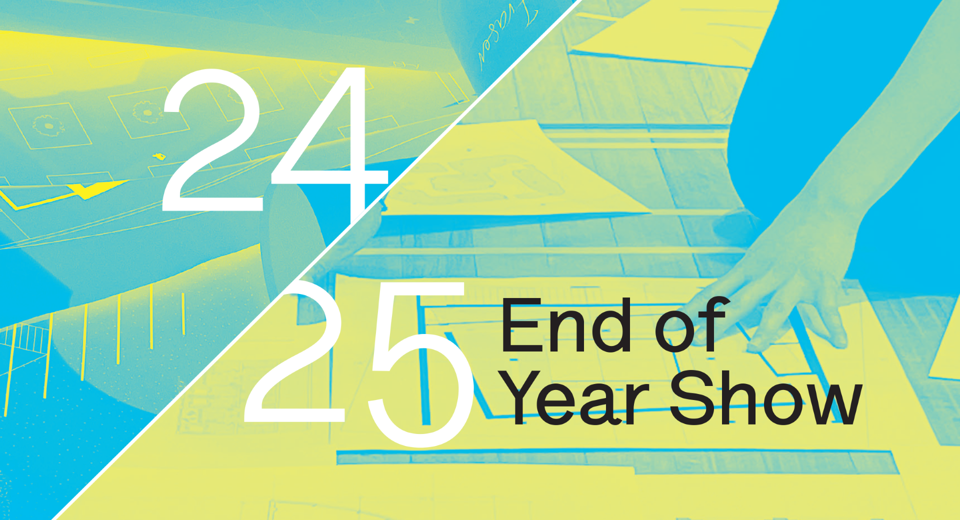 end of year show 2024 2025 graphic