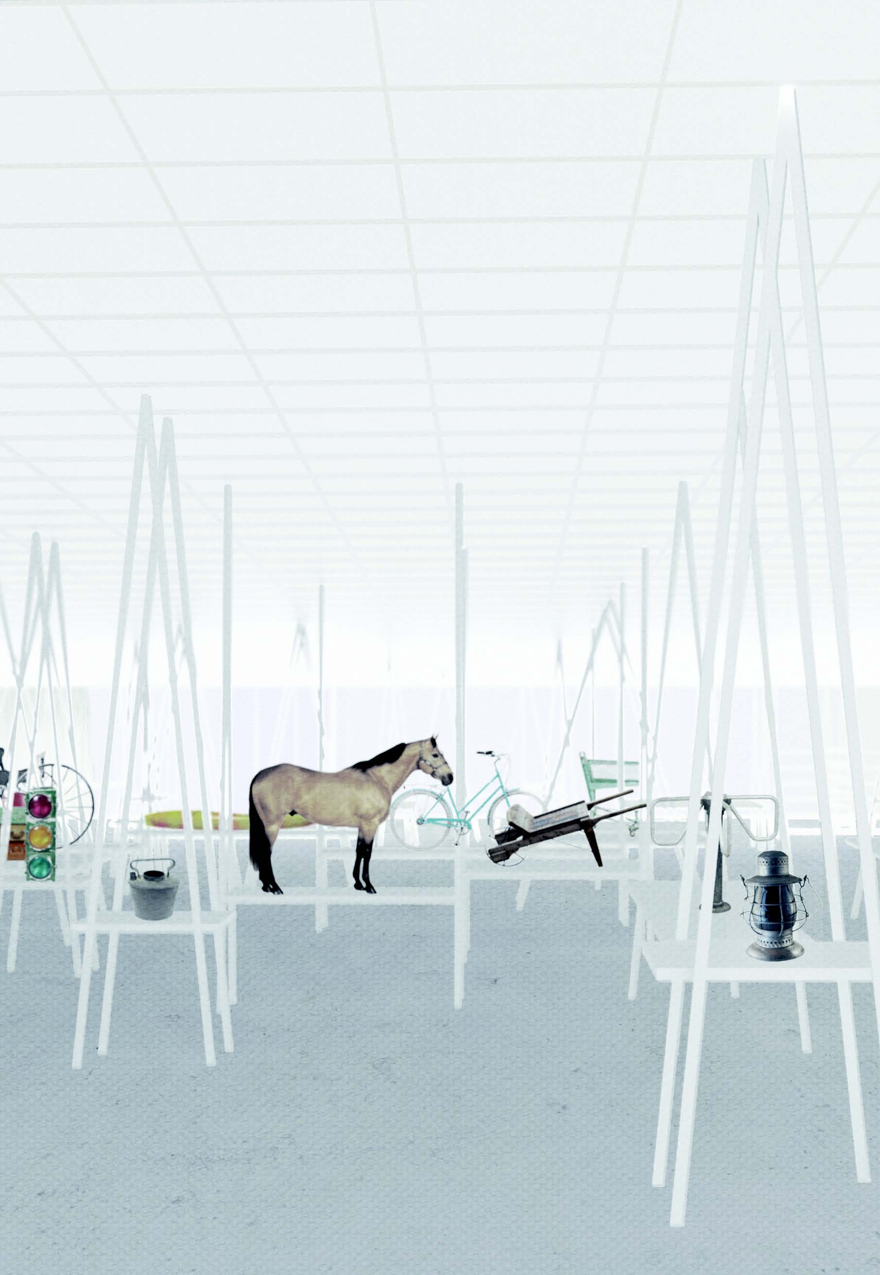 Interior view of ∆ Museum by Melissa Gerskup and Ray Wu