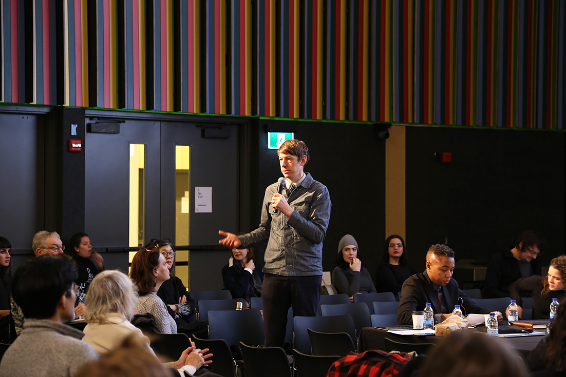 Jesse LeCavalier at Symposium Event