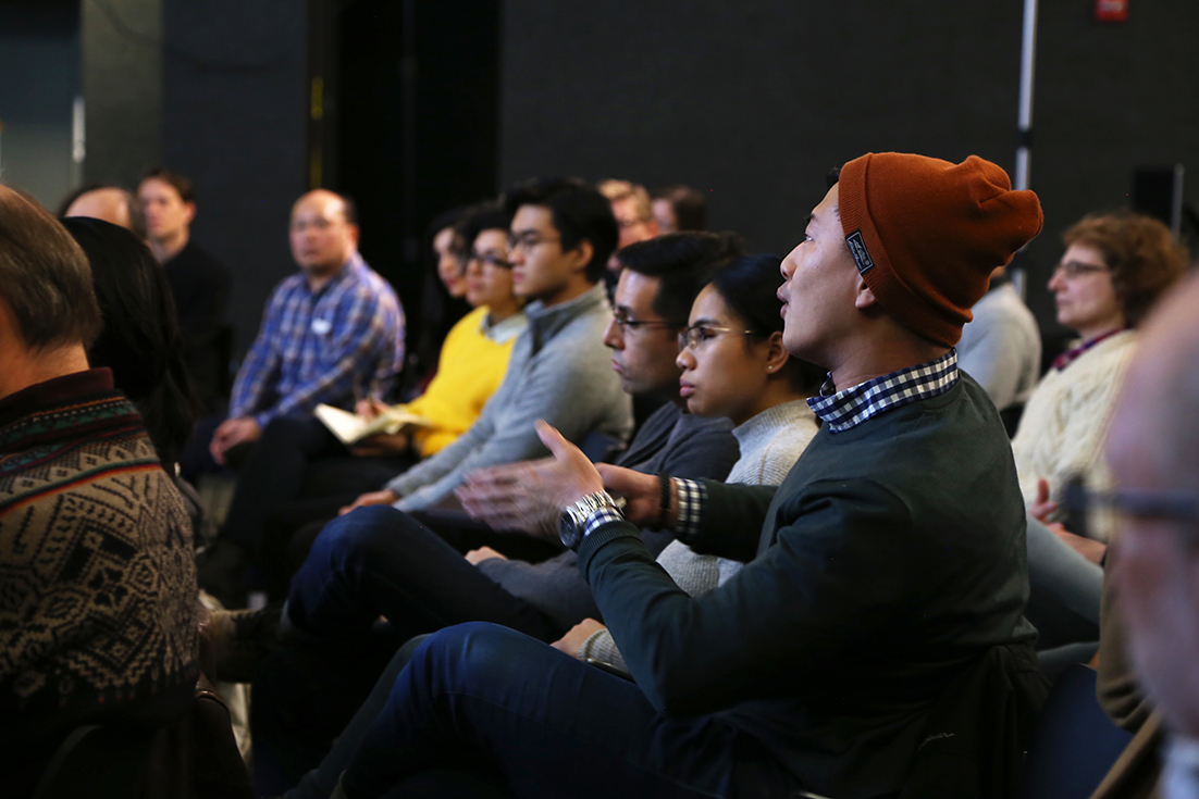 People at Symposium Event