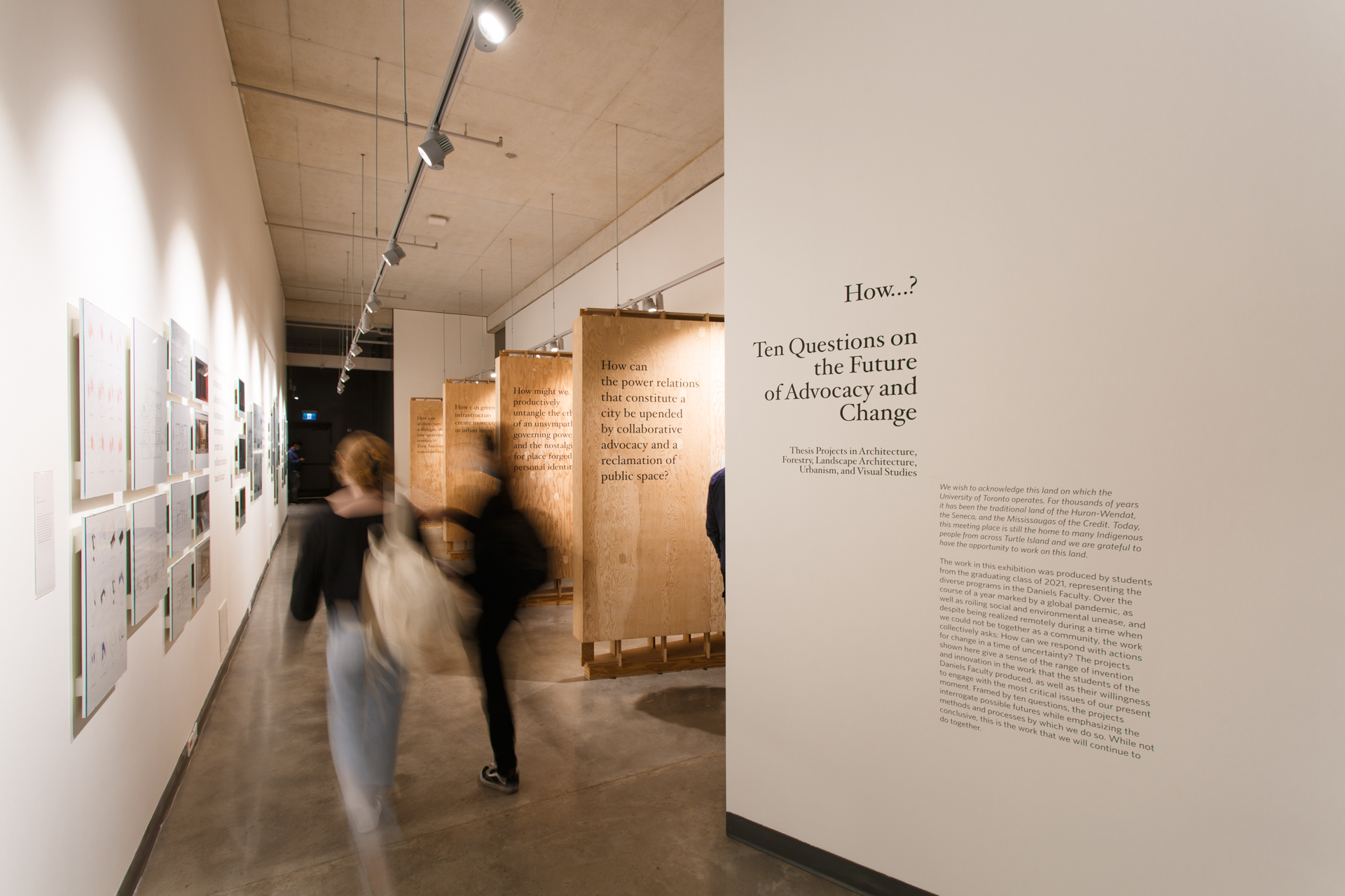 student exhibition in the larry wayne richards gallery