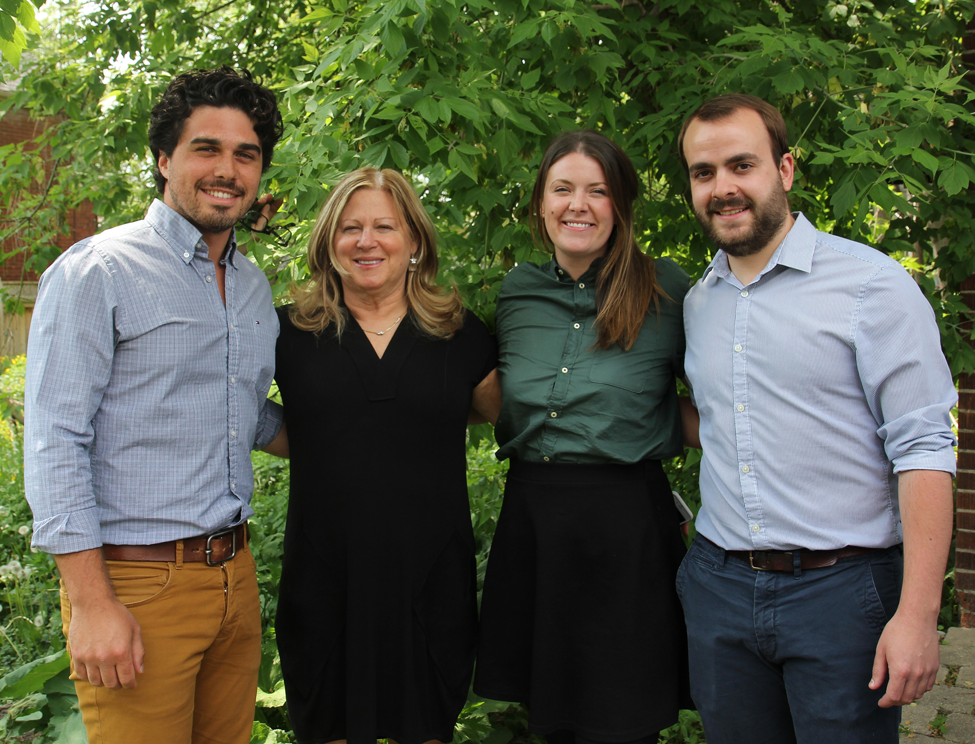 Nicholas Gosselin, Janet Rosenberg, Jordan Duke, and Dayne Roy-Caldwell