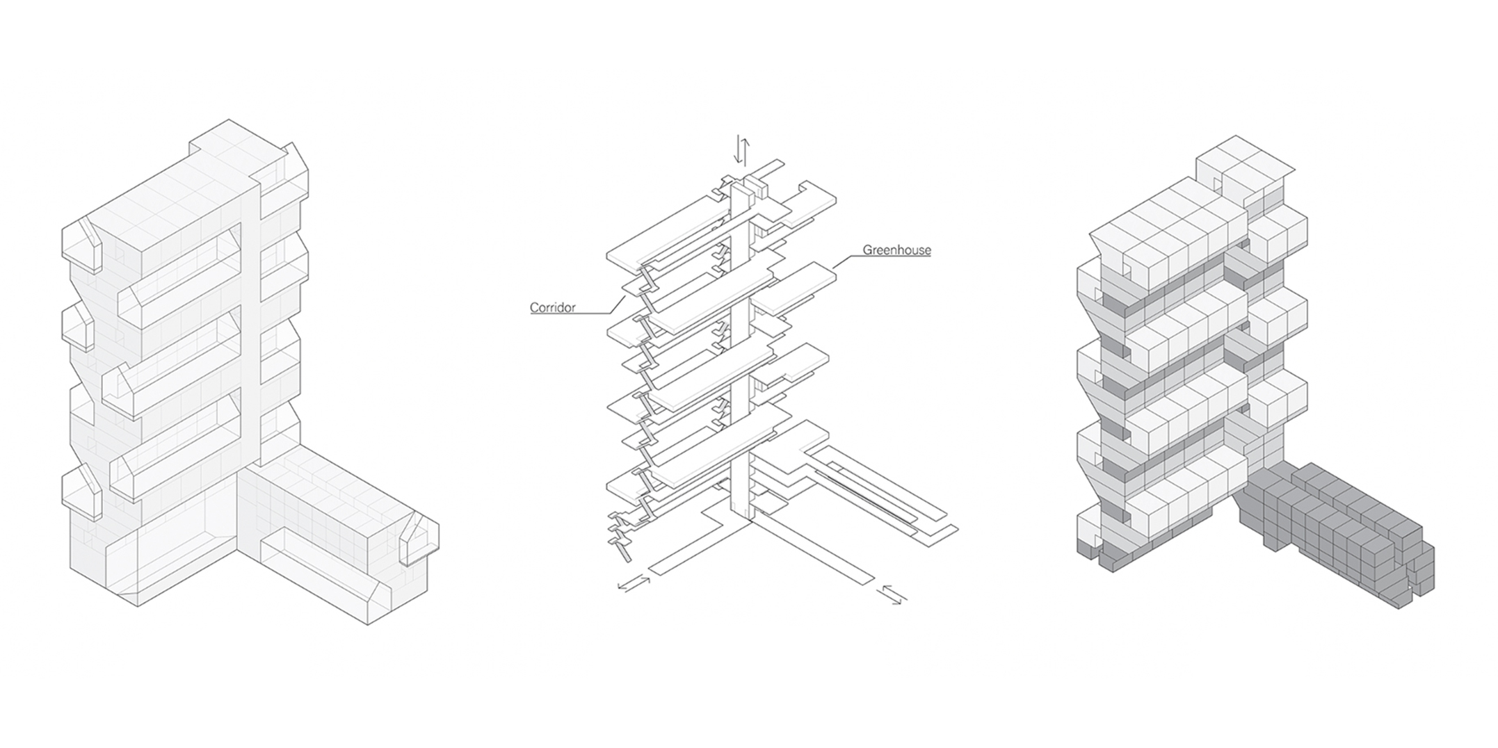 Exploded view of Katharina Vrolijk's building