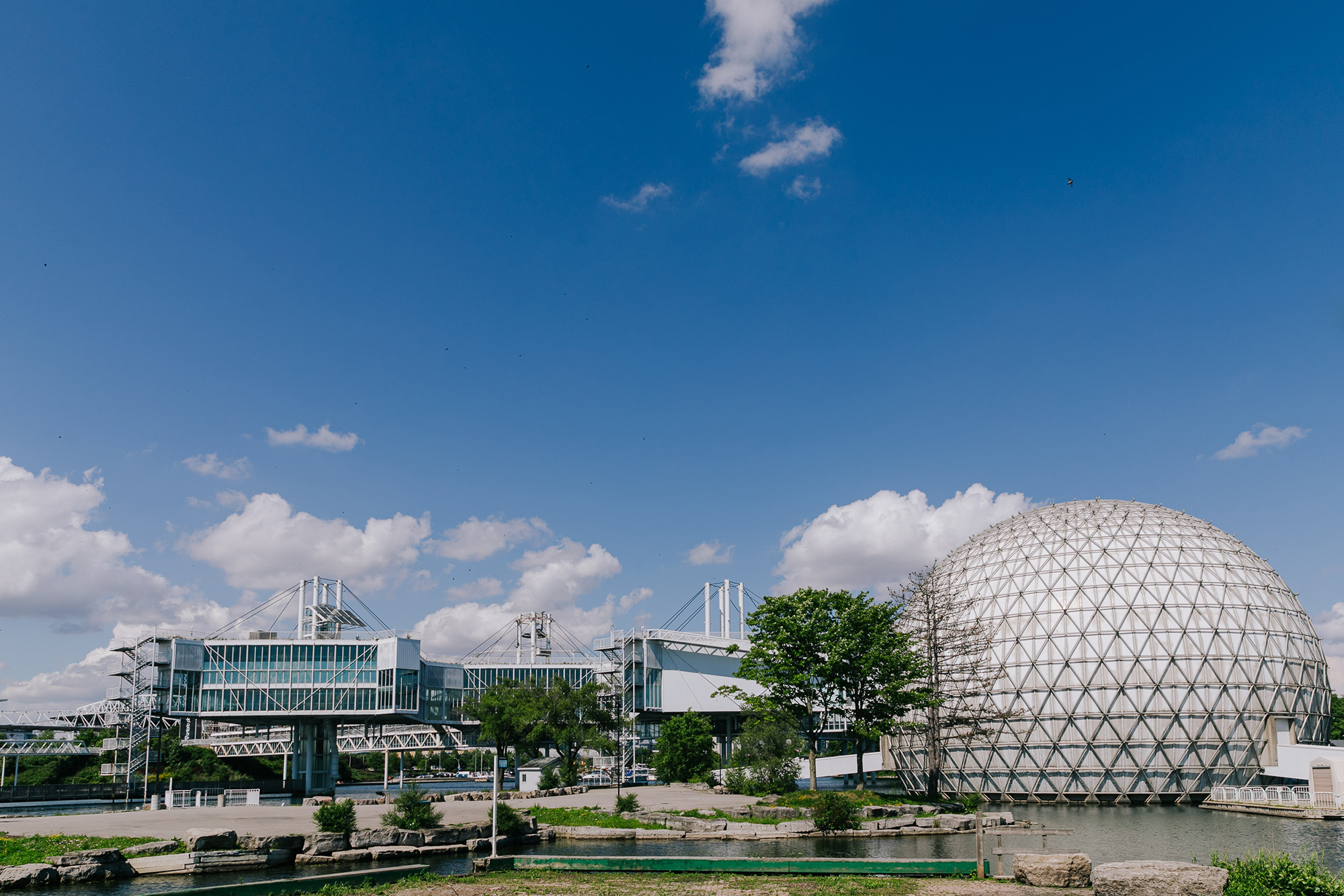 A view of Ontario Place