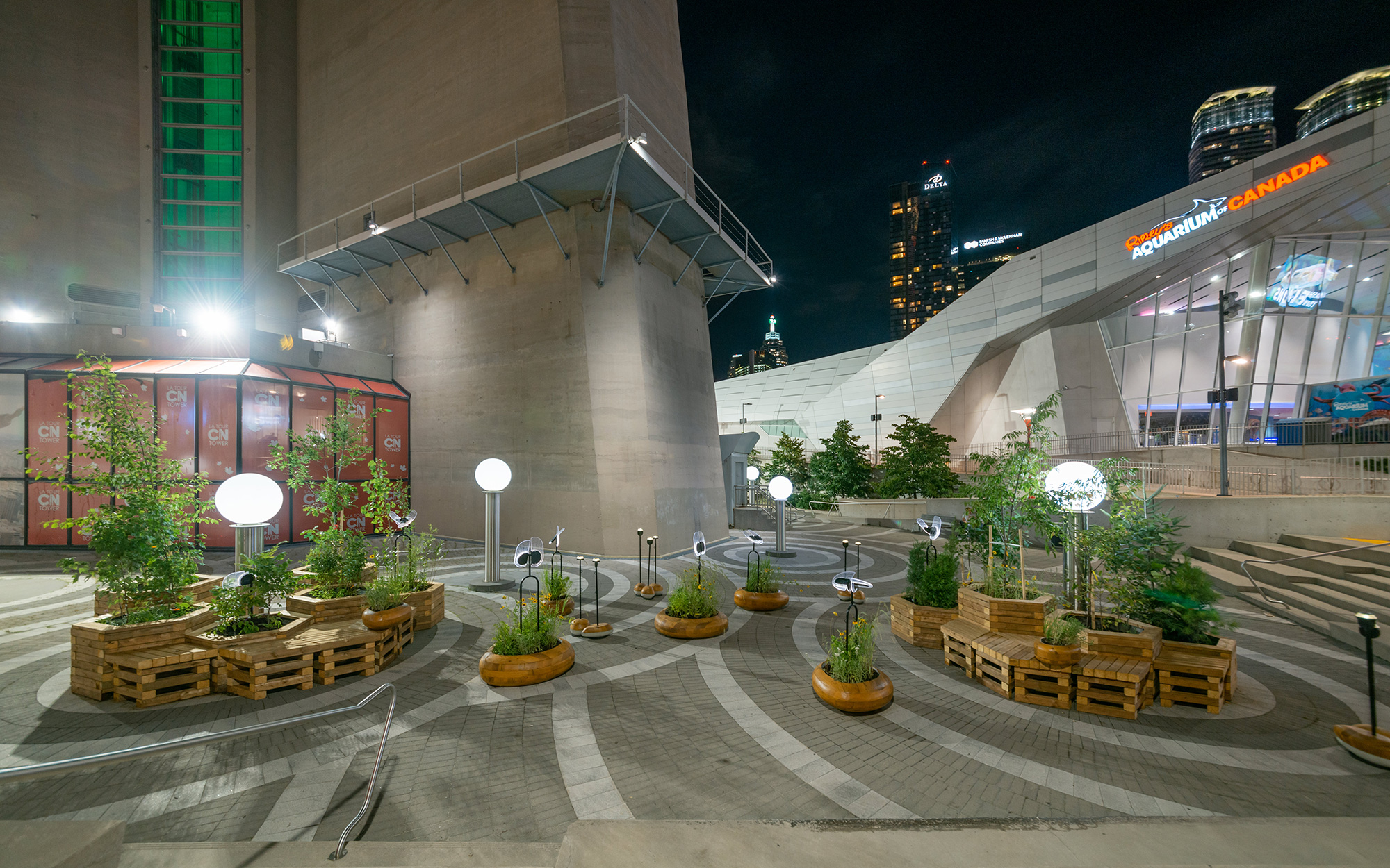 Pop-up Park by CN Tower