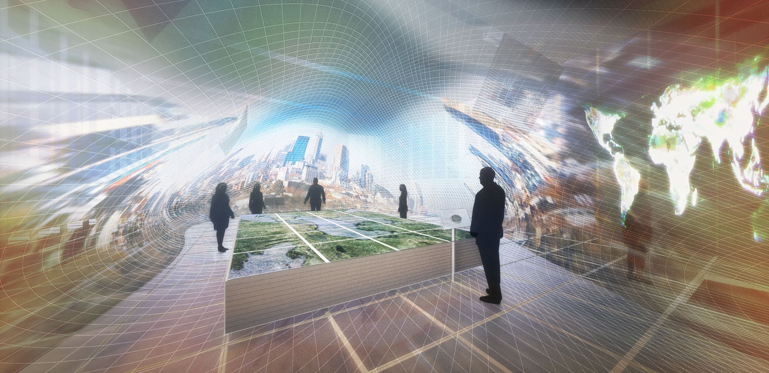 Modal Cities Theatre and Lab at One Spadina. Rendering by NADAAA.