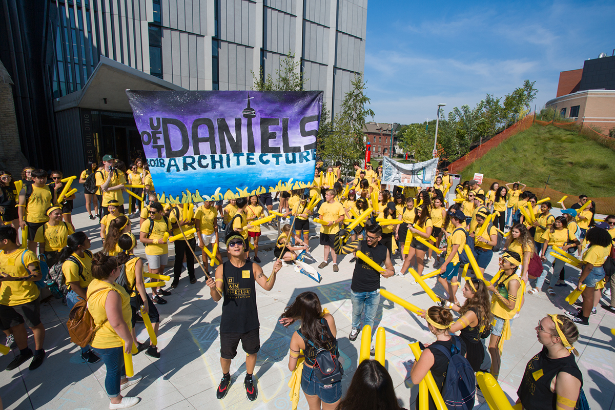 Students in Orientation